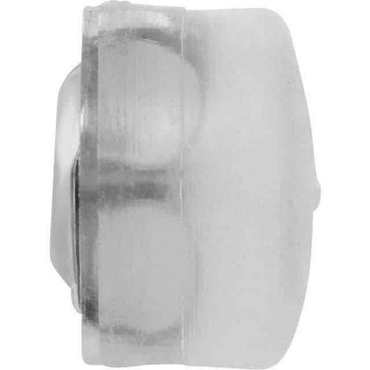 14K White Gold Silicone Padded Friction Earring Back with 5.5 mm Pad