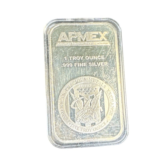 1 Troy Oz .999 Fine Silver Bar