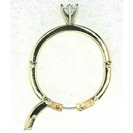 Arthritis 1/5 ct Diamond Solitaire Adjustable Ring 10k Yellow Gold