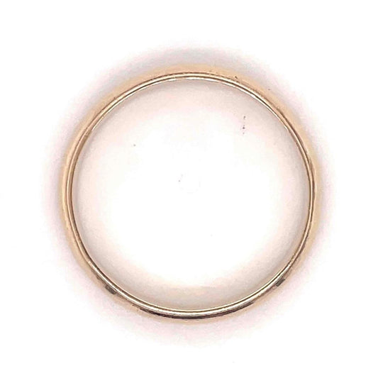 4.8mm Wedding Band Ring 14k Yellow Gold 5.1g Size 10.75