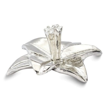 DAFFODIL Flower Pewter Ring Holder Jewelry Stand
