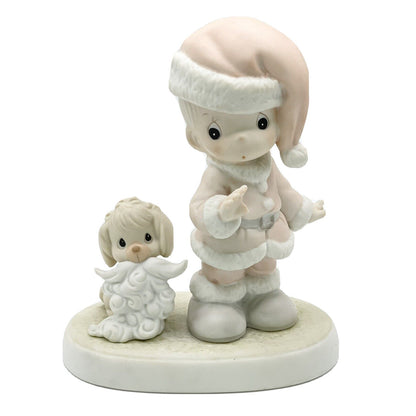 Precious Moments 1992 Wishing You A Ho Ho Ho Figurine 527629