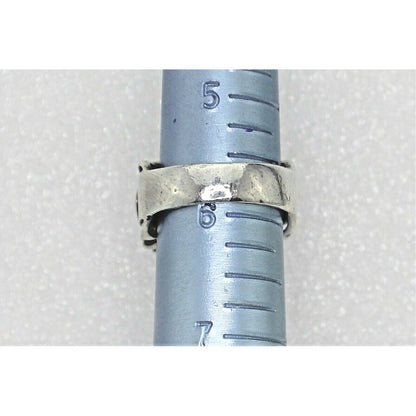 Sterling Silver Multi Gemstone Ring 8.2g Size 6