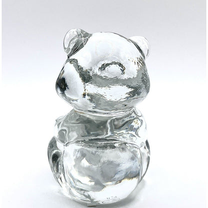 3 1/4" Fenton Birthstone Glass Bears November - Topaz - 5151 X1