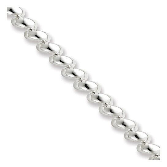 Sterling Silver 10mm San Marco 7 Inch Bracelet With Lobster Clasp