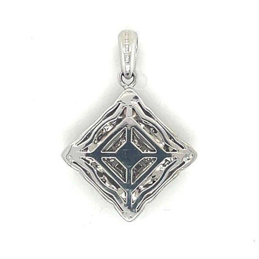 1/4ctw Diamond Pendant 14k White Gold 2.3g