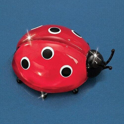 Glass Baron Red Ladybug Handcrafted Glass Figurine