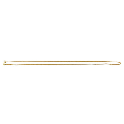 14k Yellow Gold 1.4mm 18 inch Flat Curb Chain 3.1g