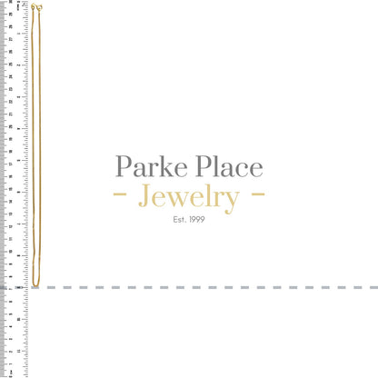 14k Yellow Gold 1.4mm 18 inch Flat Curb Chain 3.1g