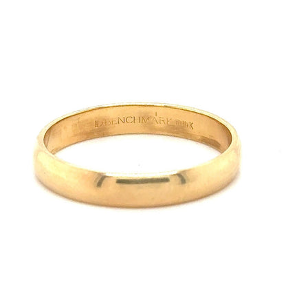 3.8mm Wedding Band Ring 14k Yellow Gold 3.8g Size 11.25