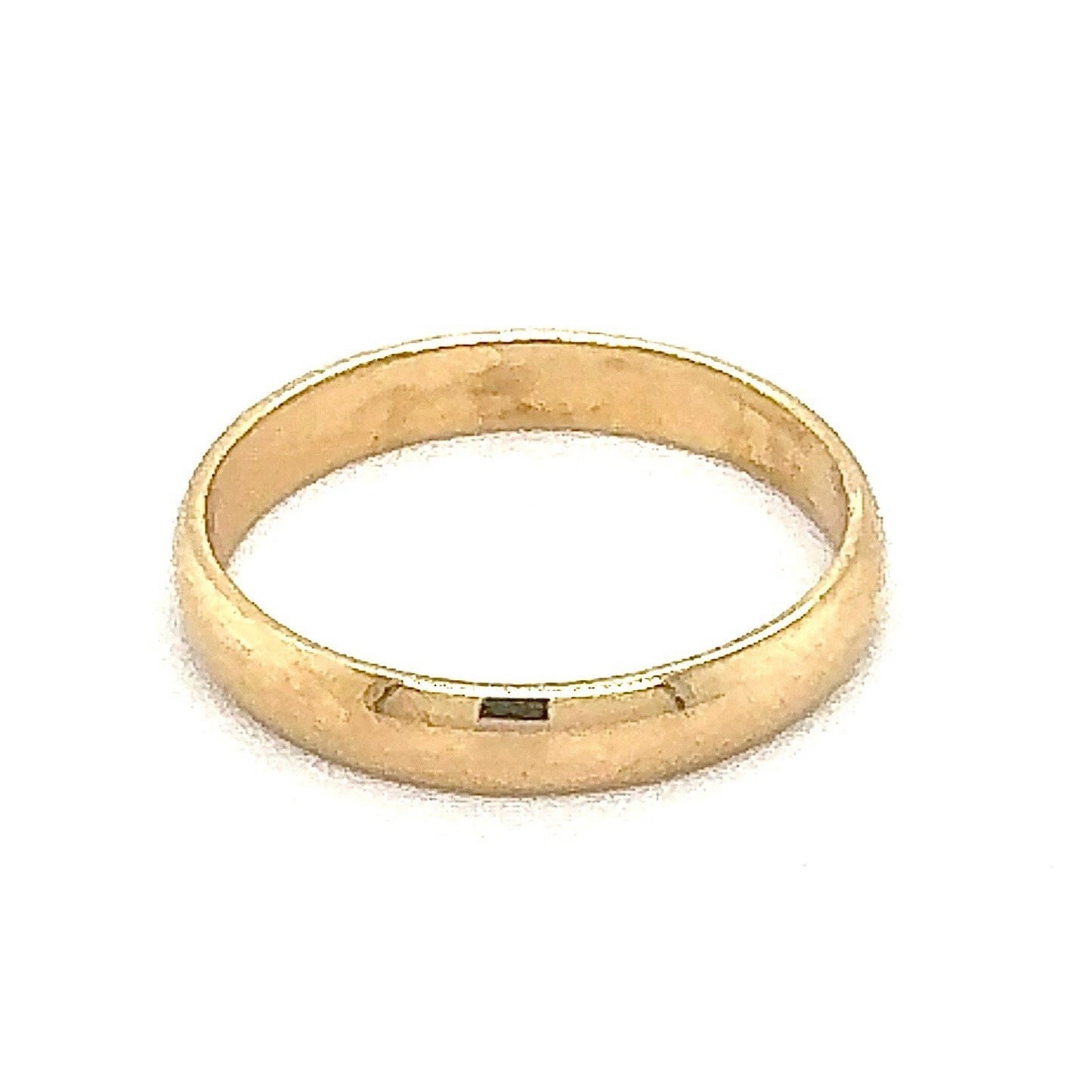 3.8mm Wedding Band Ring 14k Yellow Gold 3.8g Size 11.25