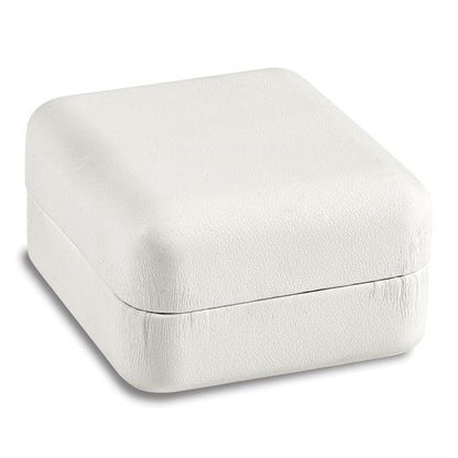 14K White Gold Small Hoop Earrings 12mm x10mm