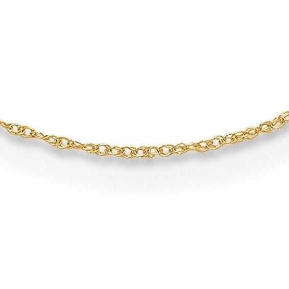 14K Yellow Gold Madi K Childs Rope Chain Necklace 13 Inch
