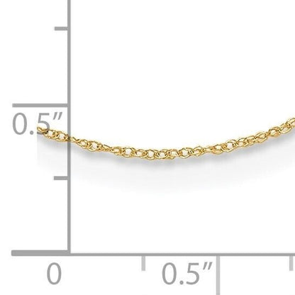 14K Yellow Gold Madi K Childs Rope Chain Necklace 13 Inch