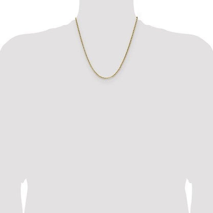 Chisel Stainless Steel Yellow  2.2mm 20 Inch Box Paperclip Chain Necklace