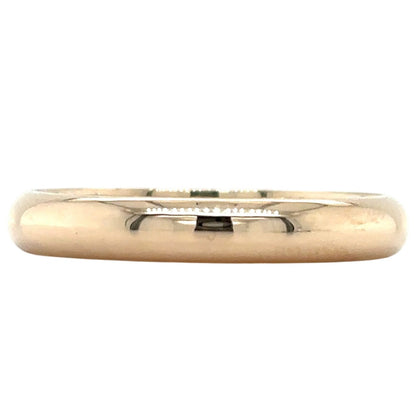 3.5mm Wedding Band Ring 14k Yellow Gold 4.0g Size 10