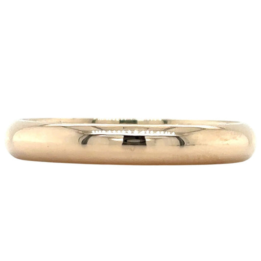 3.5mm Wedding Band Ring 14k Yellow Gold 4.0g Size 10