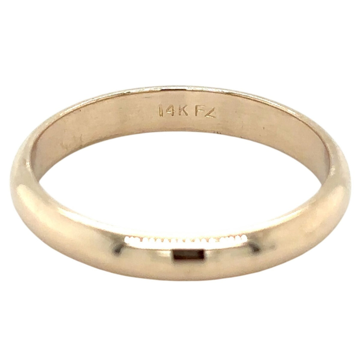 3.5mm Wedding Band Ring 14k Yellow Gold 4.0g Size 10