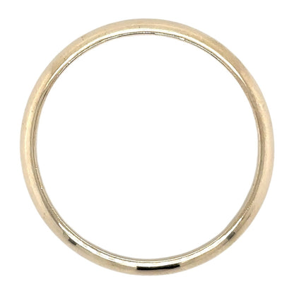 3.5mm Wedding Band Ring 14k Yellow Gold 4.0g Size 10