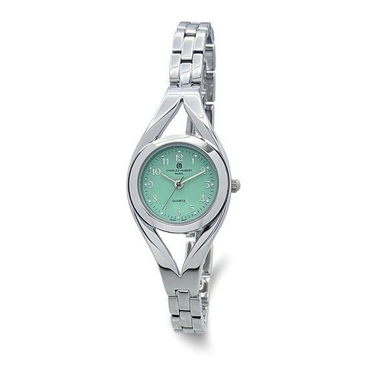 Charles Hubert Womens Quartz Analog Wristwatch With Mint Dial