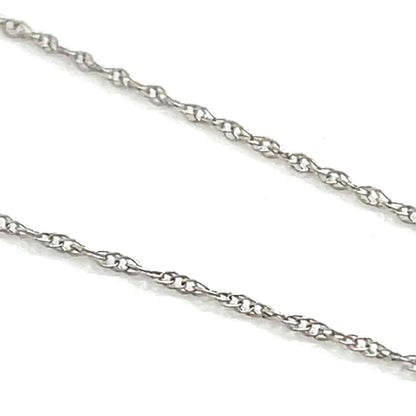 1/4ctw Diamond Heart Pendant with 18 inch Chain 10k White Gold 1.8g