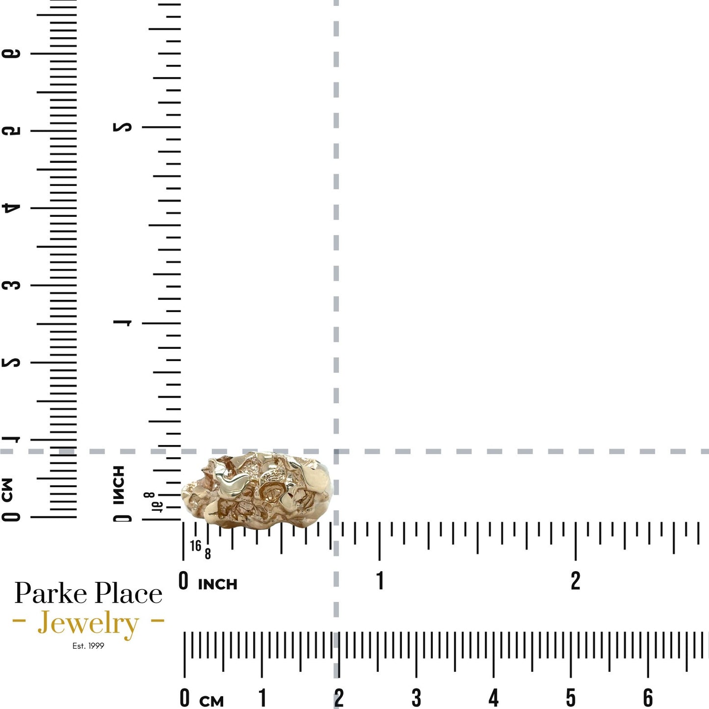 Nugget 10k Yellow Gold Ring 3.9g Size 5