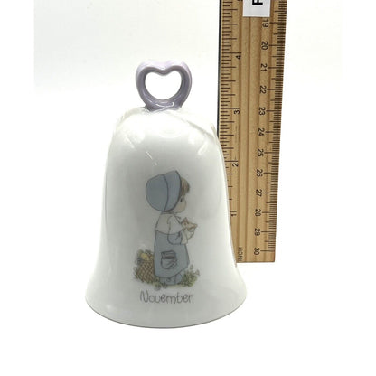 Precious Moments Porcelain Bell Month of November