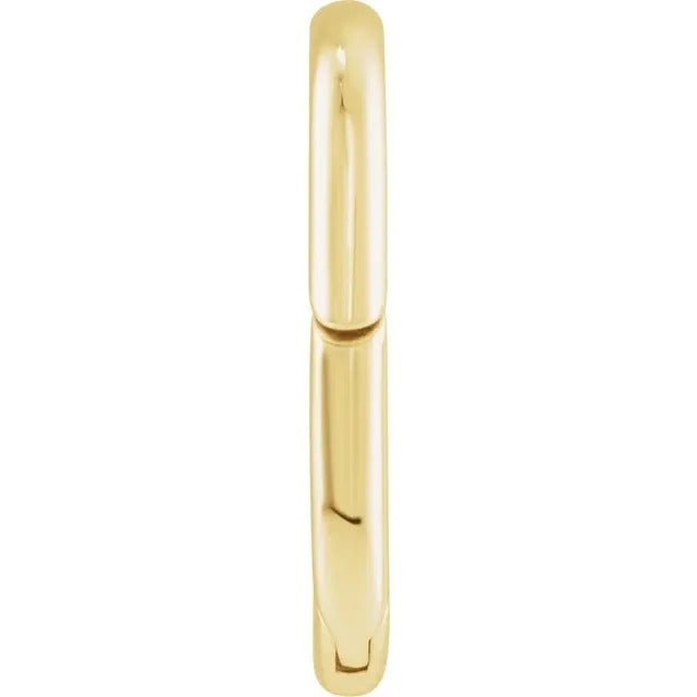 18K Yellow Gold-Plated Hinged Charm Bail 20x8.5mm