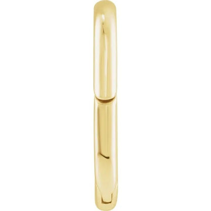 18K Yellow Gold-Plated Hinged Charm Bail 20x8.5mm