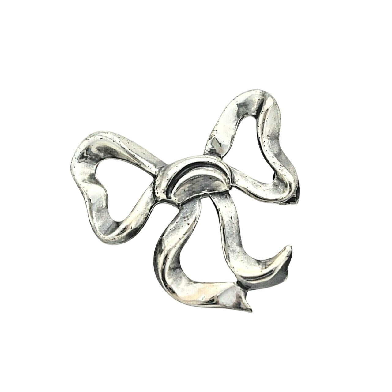 Vintage Bow Pin .925 Sterling Silver 4.3 G By Lang