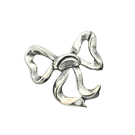 Vintage Bow Pin .925 Sterling Silver 4.3 G By Lang