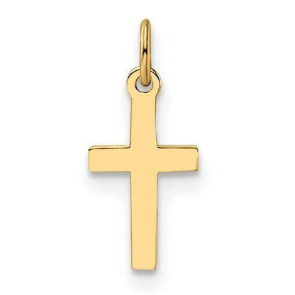 14K Yellow Gold Small Cross Pendant