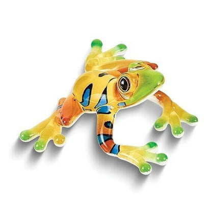 Glass Baron Rain Forest Frog Handcrafted Glass Figurine