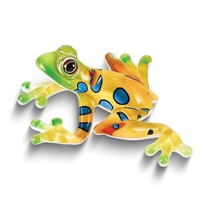 Glass Baron Rain Forest Frog Handcrafted Glass Figurine