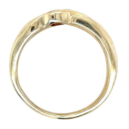 10k Yellow Gold Diamond Accent Size 9.25 Ring 7.5g
