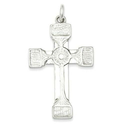 Sterling Silver Iona Cross Pendant 925 Purity