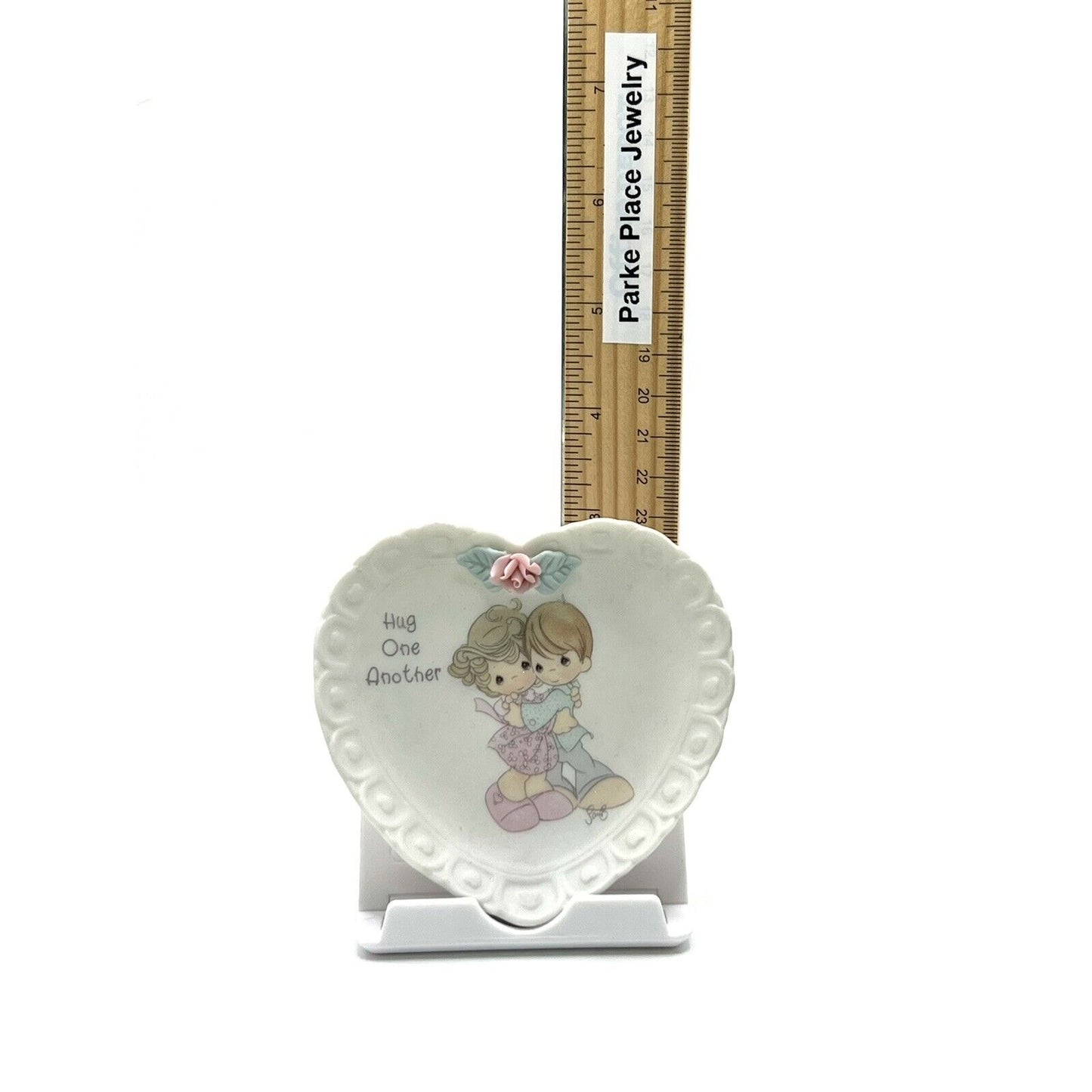Precious Moments Porcelain Plate Hug One Another