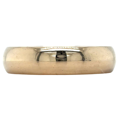 5.5mm Wedding Band Ring 14k Yellow Gold 8.2g Size 10