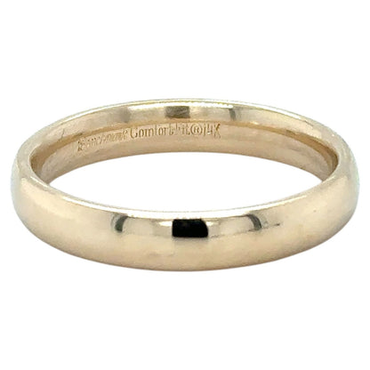 3.9mm Wedding Band Ring 14K Yellow Gold 5g Size 9.25