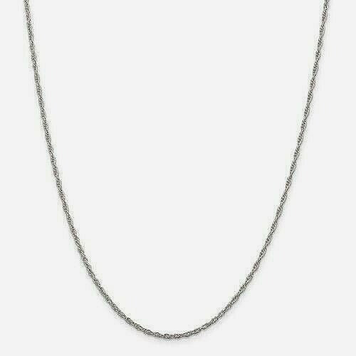 Sterling Silver 1.95mm Loose Rope 20 inch Chain