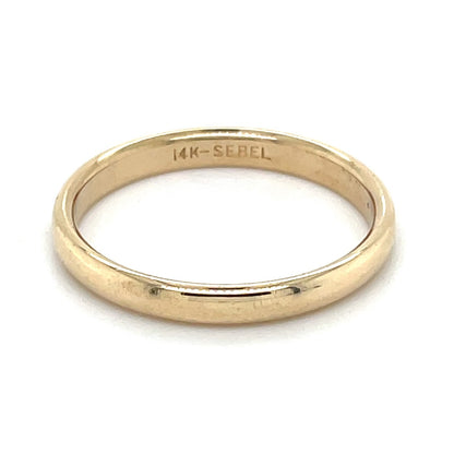 2.8mm Wedding Band Ring 14k Yellow Gold 2.8g Size 8.75