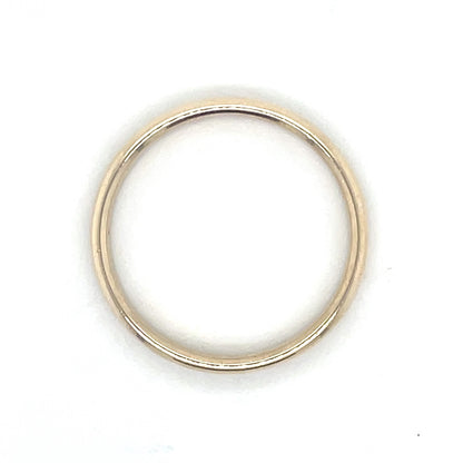 2.8mm Wedding Band Ring 14k Yellow Gold 2.8g Size 8.75
