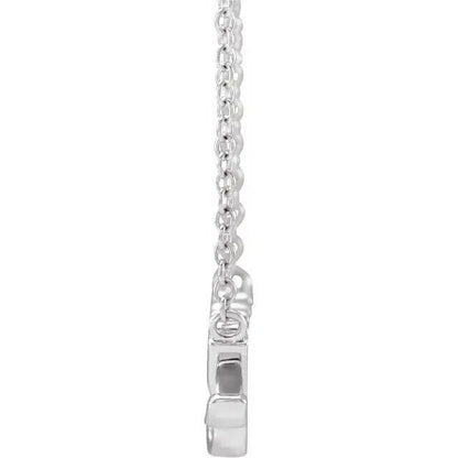 Sterling Silver "Nanny" Script Necklace 18" Chain