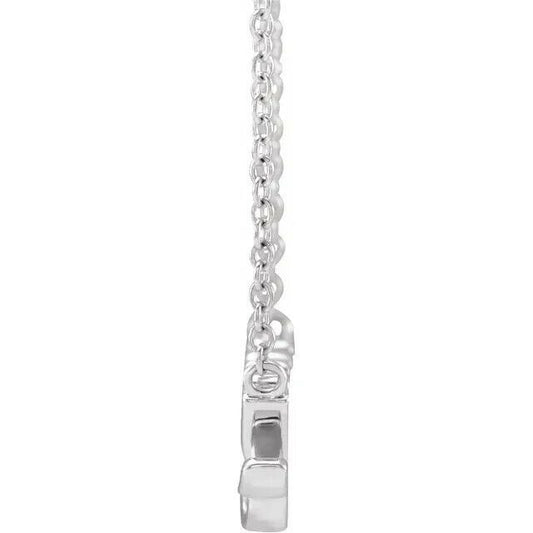 Sterling Silver "Nanny" Script Necklace 18" Chain