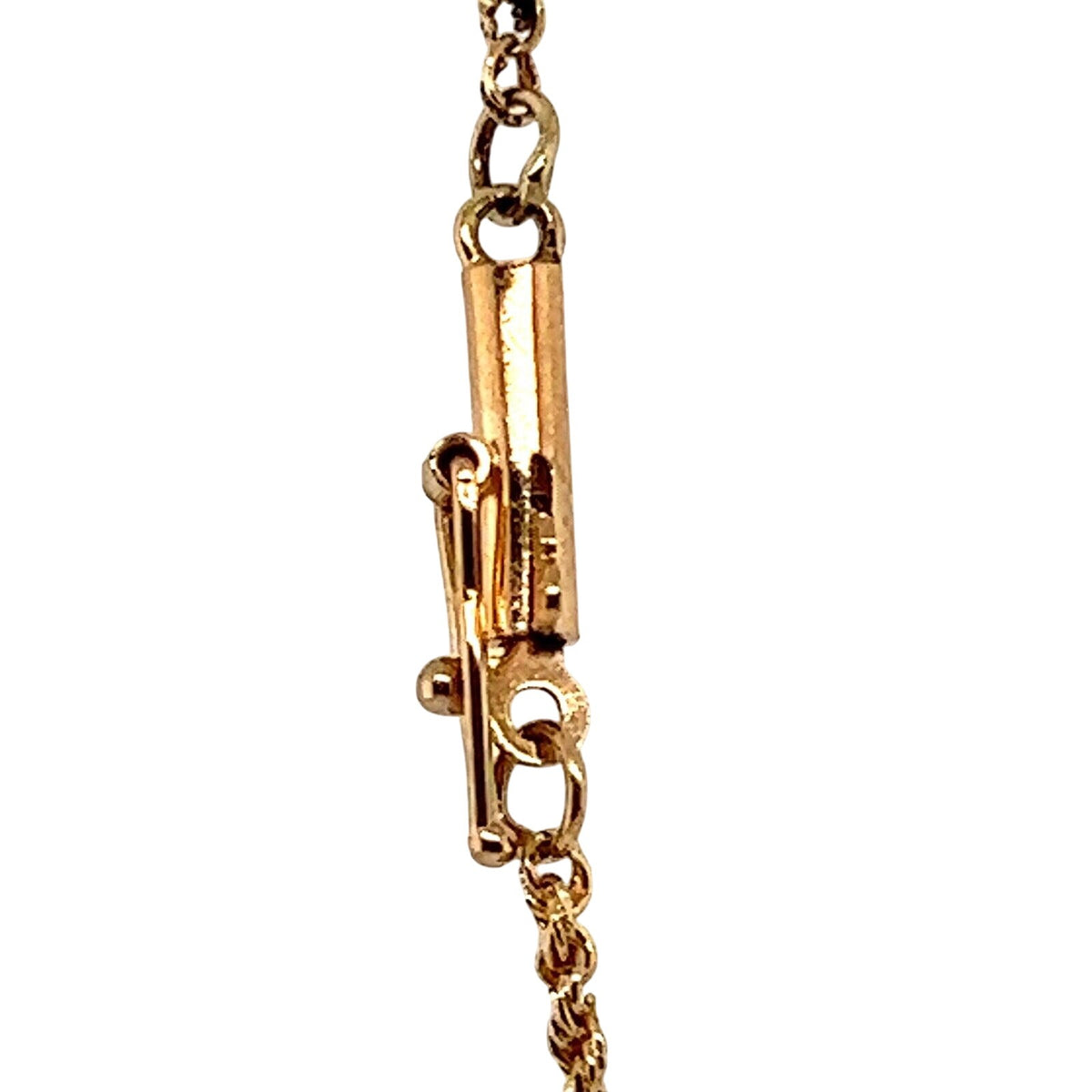 1.3mm 14k Yellow Gold Rope Chain Necklace 24" 5.2g