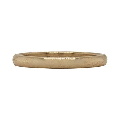 2.2mm 14k Yellow Gold Band Ring 2.2g Size 5.5