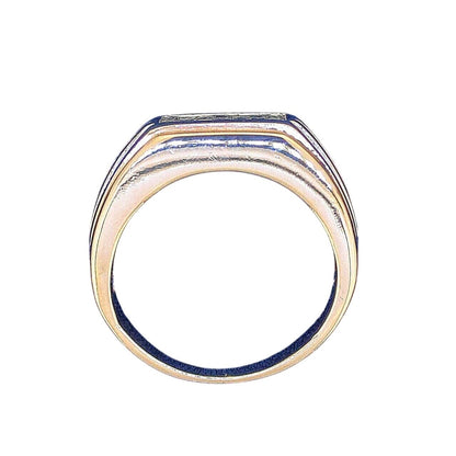 1/2ctw Diamond 14k Yellow Gold Size 8.5 Band Ring 7.9g