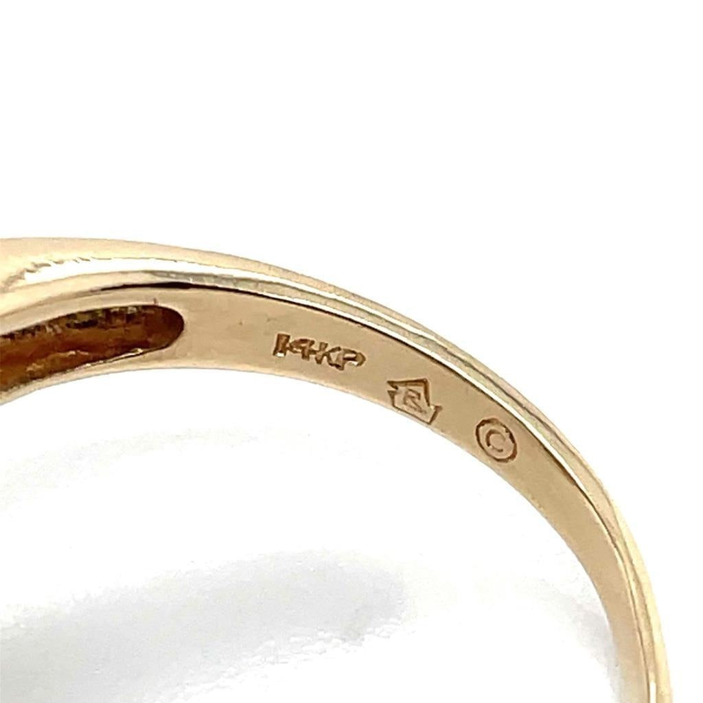 1/2 Ctw Diamond Solitaire & Accent Ring 14k Yellow Gold 4.9g Size 6