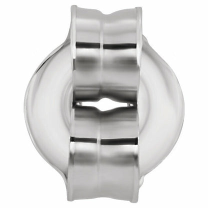 14K White Gold Ultra-Lightweight Friction Earring Back with 3.1 mm Pad