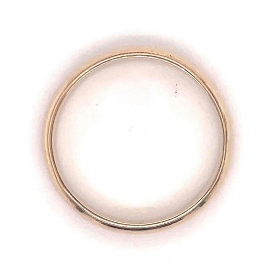 4.8mm Wedding Band Ring  14K Yellow Gold 5.1g Size 10.75